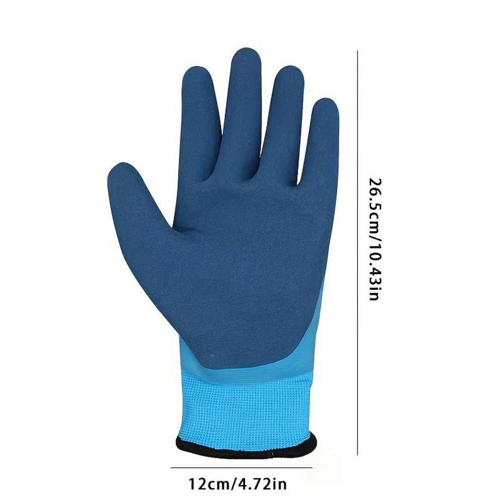 Winter Waterproof Warm Mechanical Gloves ColdResistant Gloves For Outdoor Work Fishing 6