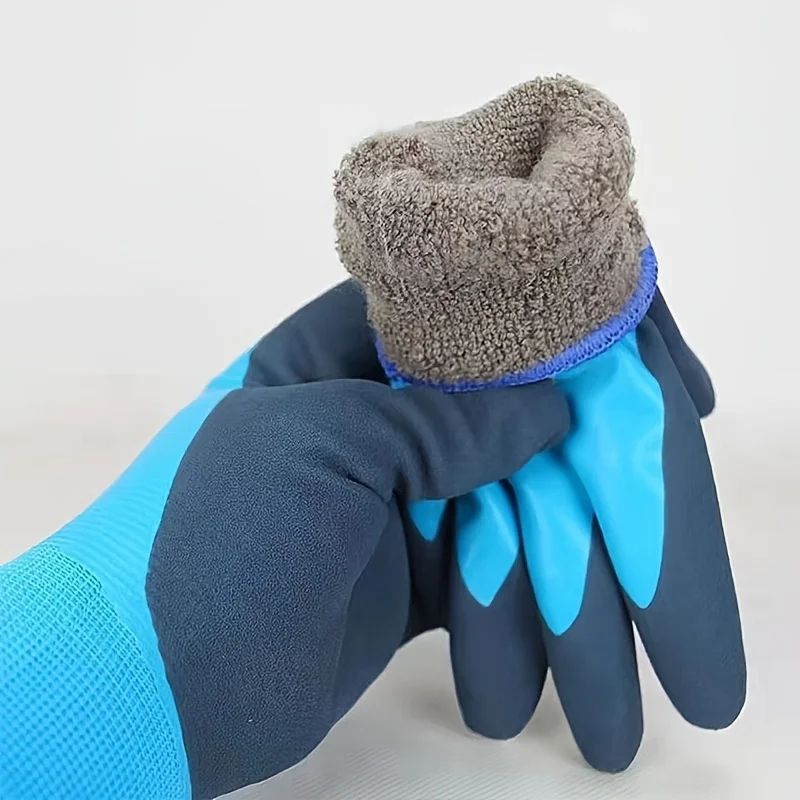 Winter Waterproof Warm Mechanical Gloves ColdResistant Gloves For Outdoor Work Fishing 9