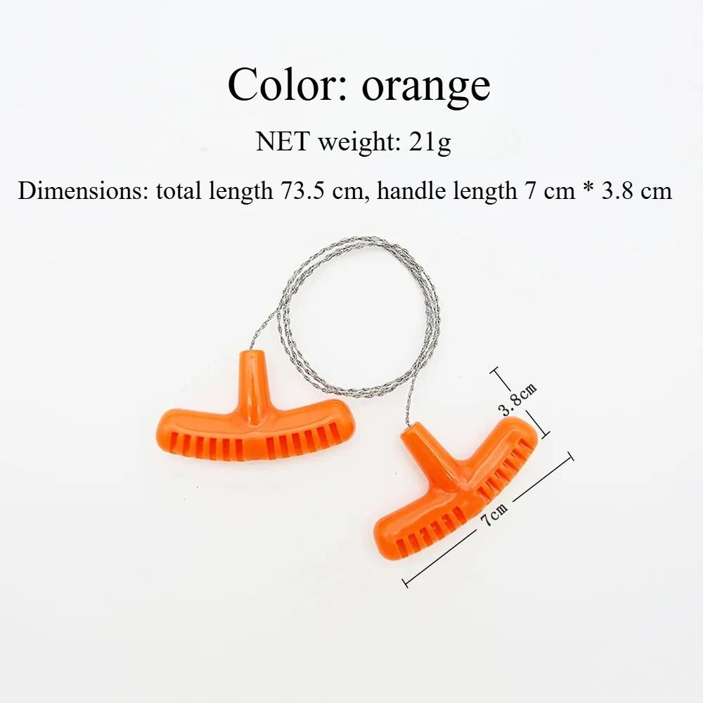 HighQuality Stainless Steel Mini Pocket Wire Saw MultiPurpose Outdoor Camping Emergency Survival 1