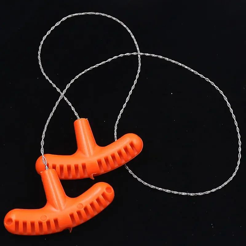 HighQuality Stainless Steel Mini Pocket Wire Saw MultiPurpose Outdoor Camping Emergency Survival 5