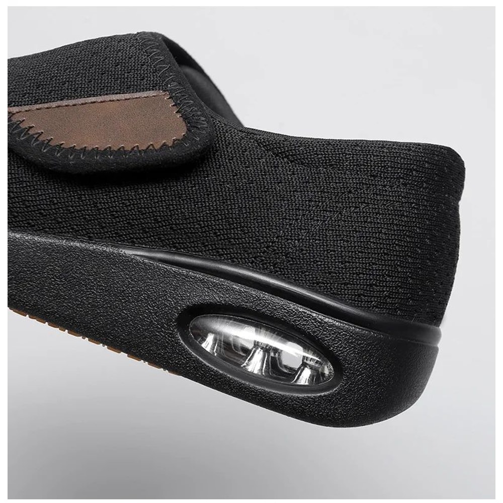 Casual Orthopedic WideFit Walking Shoes Soft Adjustable Comfort Shoes For Swollen Feet Diabetic S 11