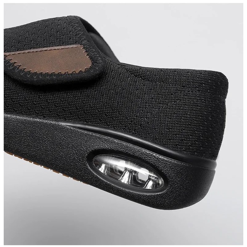 Casual Orthopedic WideFit Walking Shoes Soft Adjustable Comfort Shoes For Swollen Feet Diabetic S 11