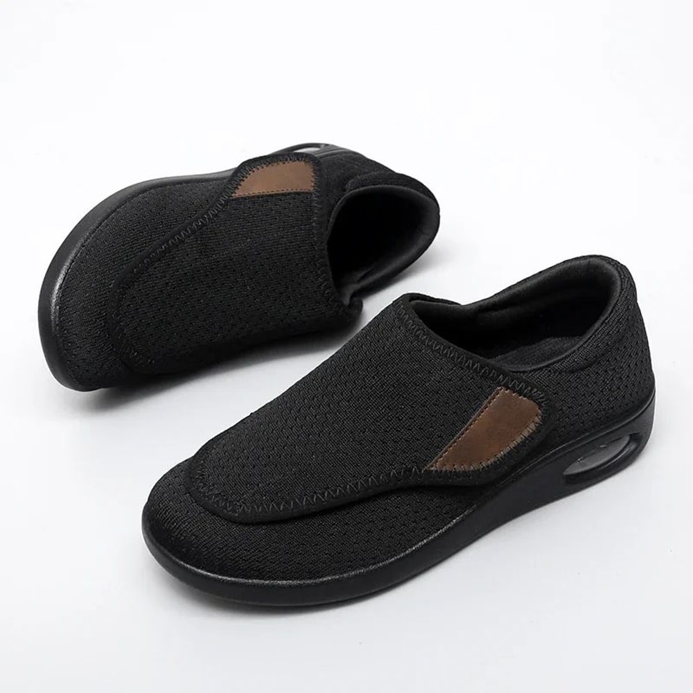 Casual Orthopedic WideFit Walking Shoes Soft Adjustable Comfort Shoes For Swollen Feet Diabetic S 18