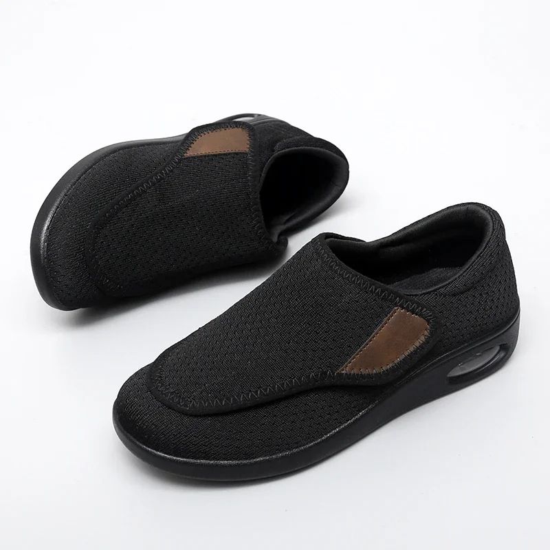 Casual Orthopedic WideFit Walking Shoes Soft Adjustable Comfort Shoes For Swollen Feet Diabetic S 18
