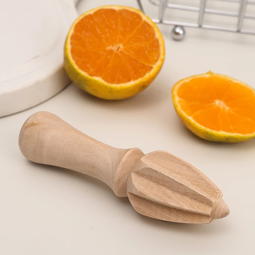 Wooden Citrus Reamer Manual Lemon Orange Hand Juicer Portable Mini Fruit Squeezer Kitchen Gadget 7
