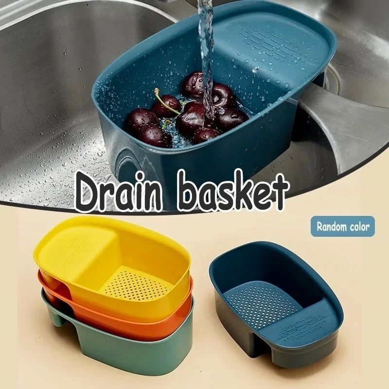 ElephantShaped Kitchen Sink Filter Basket DryWet Separation Drain Strainer Hanging Vegetable Wash 11