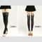 Women Cute Black Cat Printed Knee High Socks Warm Soft Over The Knee Romantic Cat Themed Socks 2