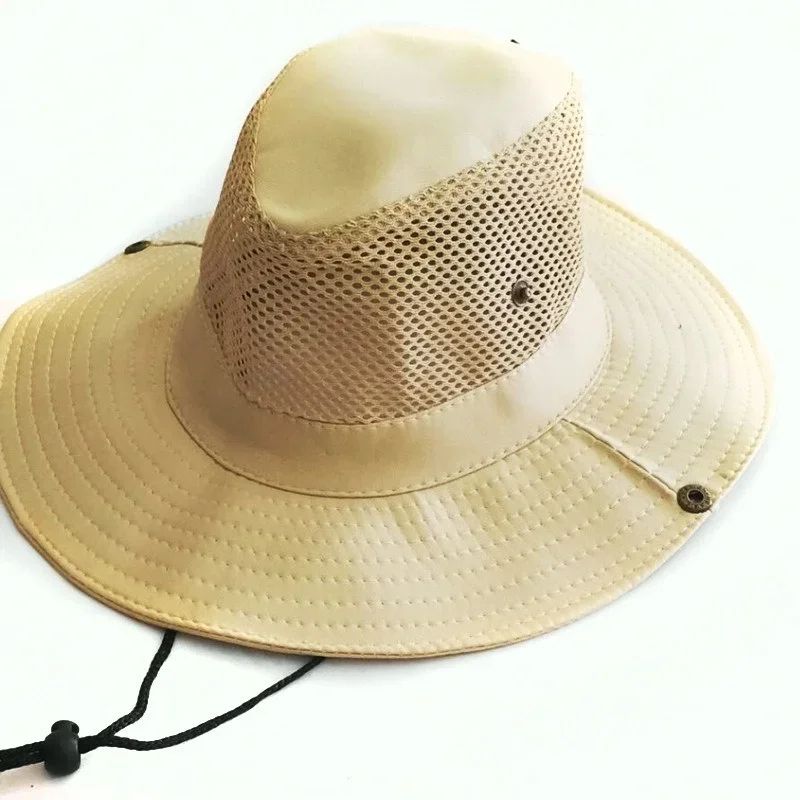 Summer Mesh Outdoor Fishing Hat Breathable Lightweight Sun Protection Fisherman Hat 7 Colors 11