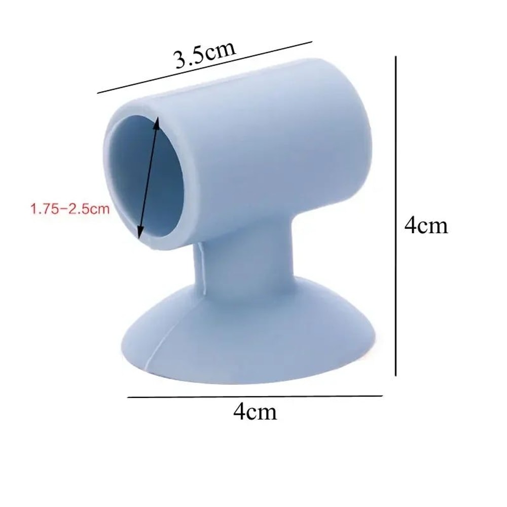 Silicone Door Handle Lock Protector AntiCollision Suction Cup Wall Silencer Pad 3