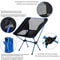 Outdoor Portable Folding Chair Lightweight Beach BBQ Travel Hiking Seat For Easy Carry Convenienc 1