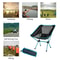 Outdoor Portable Folding Chair Lightweight Beach BBQ Travel Hiking Seat For Easy Carry Convenienc 3