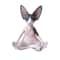 Whimsical Sphynx Buddha Cat Figurine Meditation Yoga Happy Cat Sculpture For Home Garden Decor 8