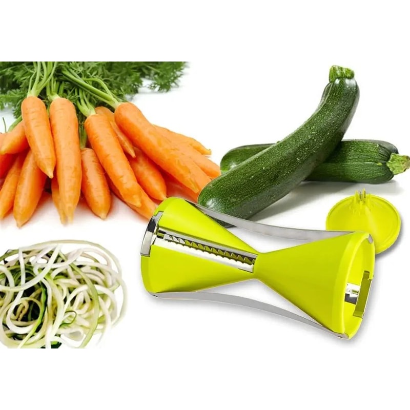 Vegetable Spiralizer Julienne Peeler Bundle Stainless Steel Spiral Slicer Julienne Cutter For Fr 3