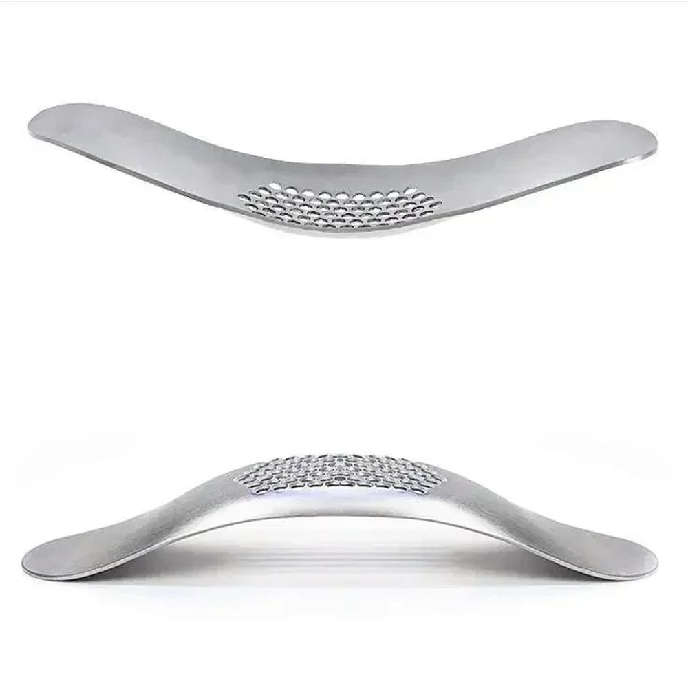 Stainless Steel Garlic Press Crusher Manual Garlic Mincer For Cooking Fruit Vegetable Chopping 9