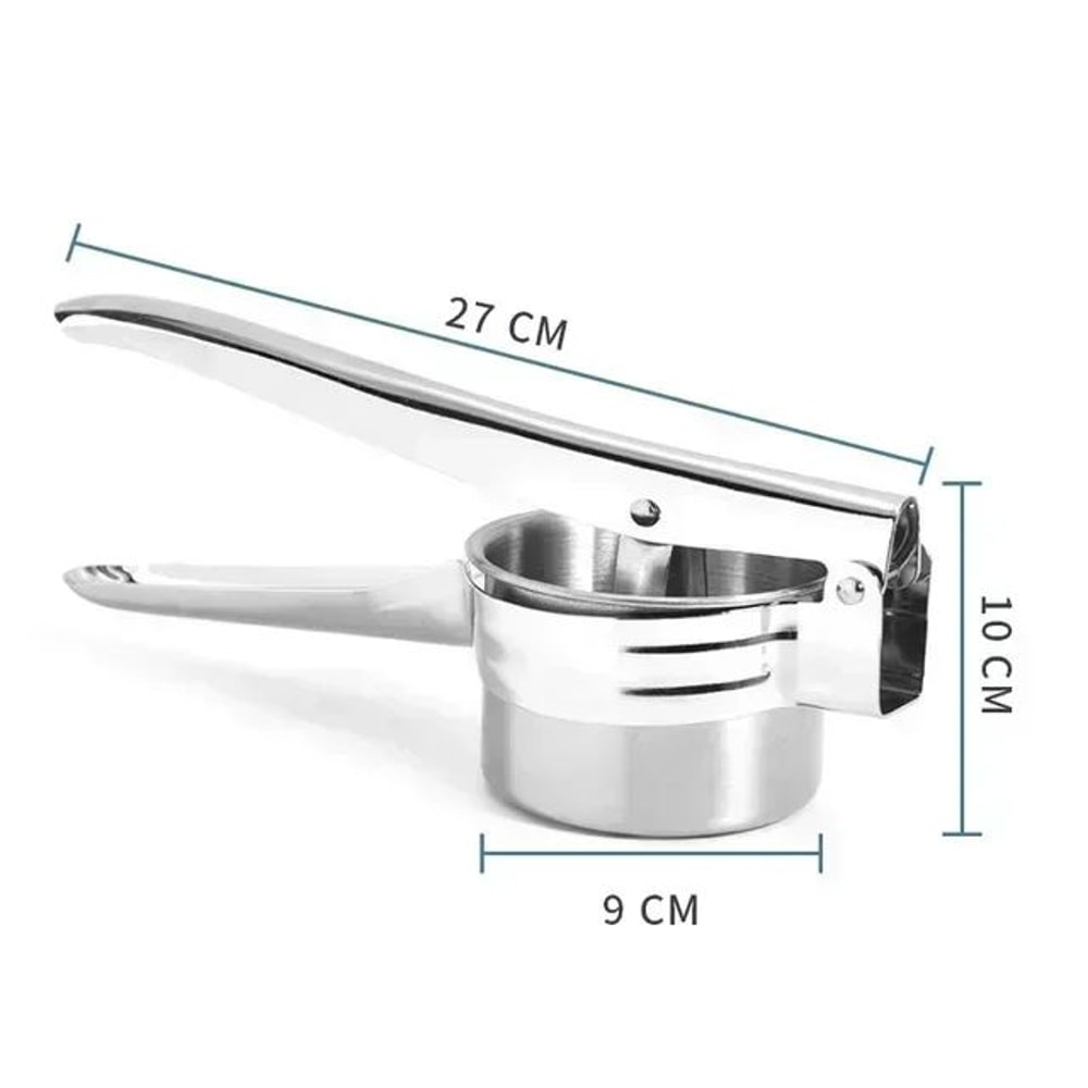 Stainless Steel Potato Ricer Masher Press Fruit Vegetable Puree Squeezer For Smooth Mash And Jui 9