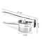Stainless Steel Potato Ricer Masher Press Fruit Vegetable Puree Squeezer For Smooth Mash And Jui 9