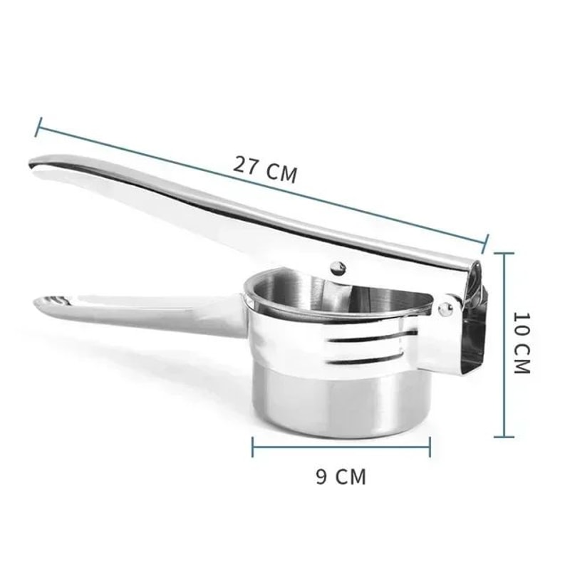Stainless Steel Potato Ricer Masher Press Fruit Vegetable Puree Squeezer For Smooth Mash And Jui 9