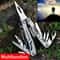 15in1 MultiTool Folding Pliers Creative Outdoor Camping Survival Tool With Nylon Carry Bag 0