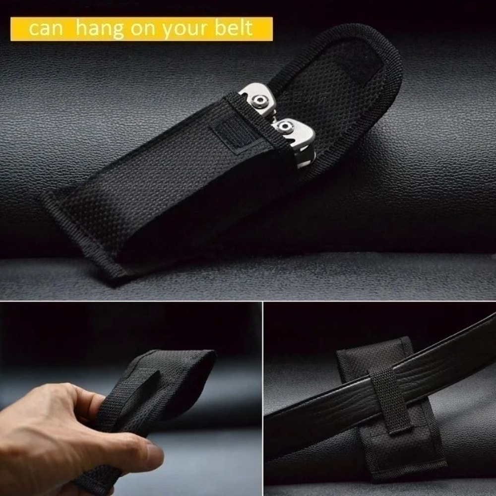 15in1 MultiTool Folding Pliers Creative Outdoor Camping Survival Tool With Nylon Carry Bag 10