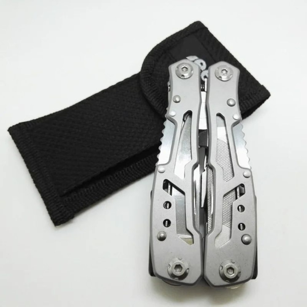 15in1 MultiTool Folding Pliers Creative Outdoor Camping Survival Tool With Nylon Carry Bag 13