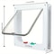 TwoWay Pet Door Hole Safe Entry Exit Flap For Cats And Small Dogs Practical Indoor Pet Access Doo 5