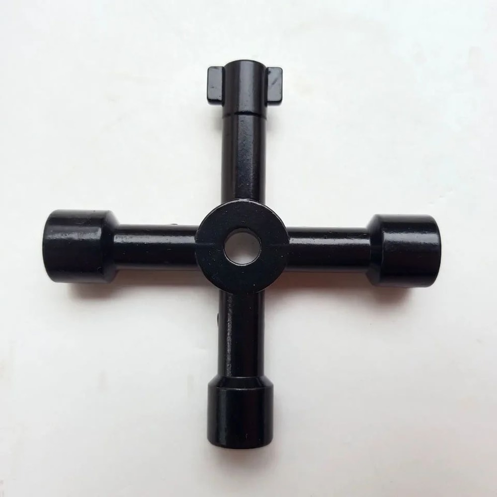 4in1 Multifunction Utility Switch Wrench Universal Square Triangle Key For Electricians Plumbers 1
