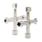 4in1 Multifunction Utility Switch Wrench Universal Square Triangle Key For Electricians Plumbers 3