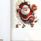 Santa Claus Removable Wall Decal EasytoInstall Christmas Sticker For Living Room Holiday Home Dec 4