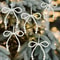 12Piece Elegant Christmas Tree Bow Set Twist Tie Bows For Wreaths Gift Wrapping Holiday Decoratio 0