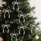 12Piece Elegant Christmas Tree Bow Set Twist Tie Bows For Wreaths Gift Wrapping Holiday Decoratio 1