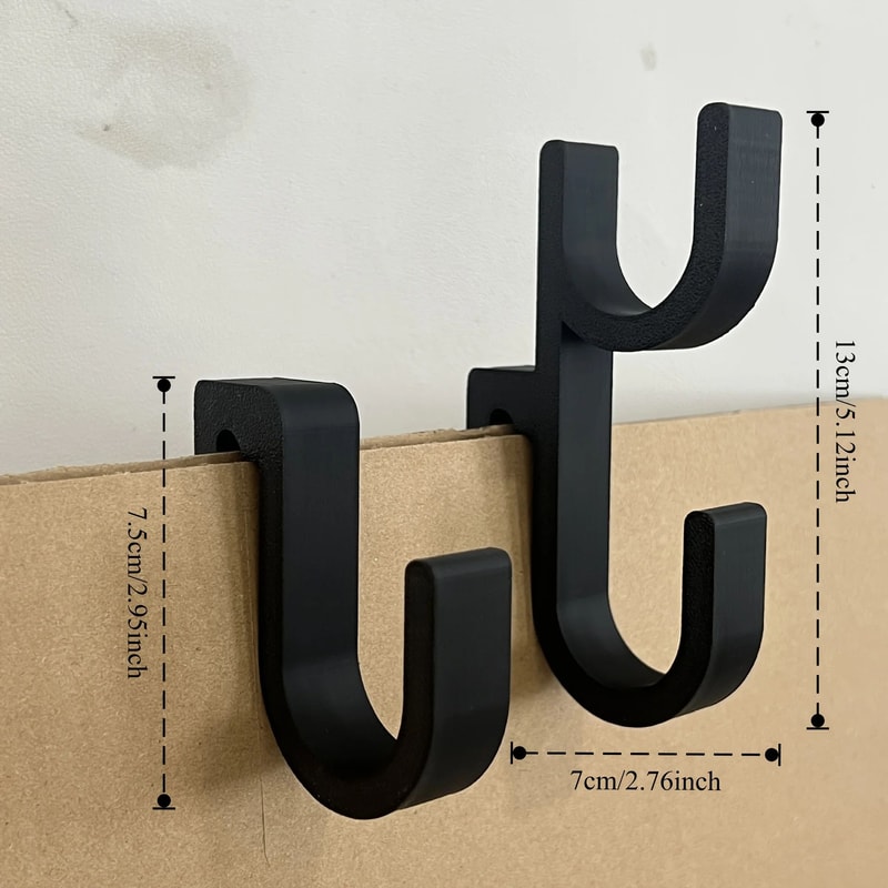 2Piece Car Umbrella Hooks NoDrill Trunk Hangers Universal Seat Back Storage Racks For Sedans 1