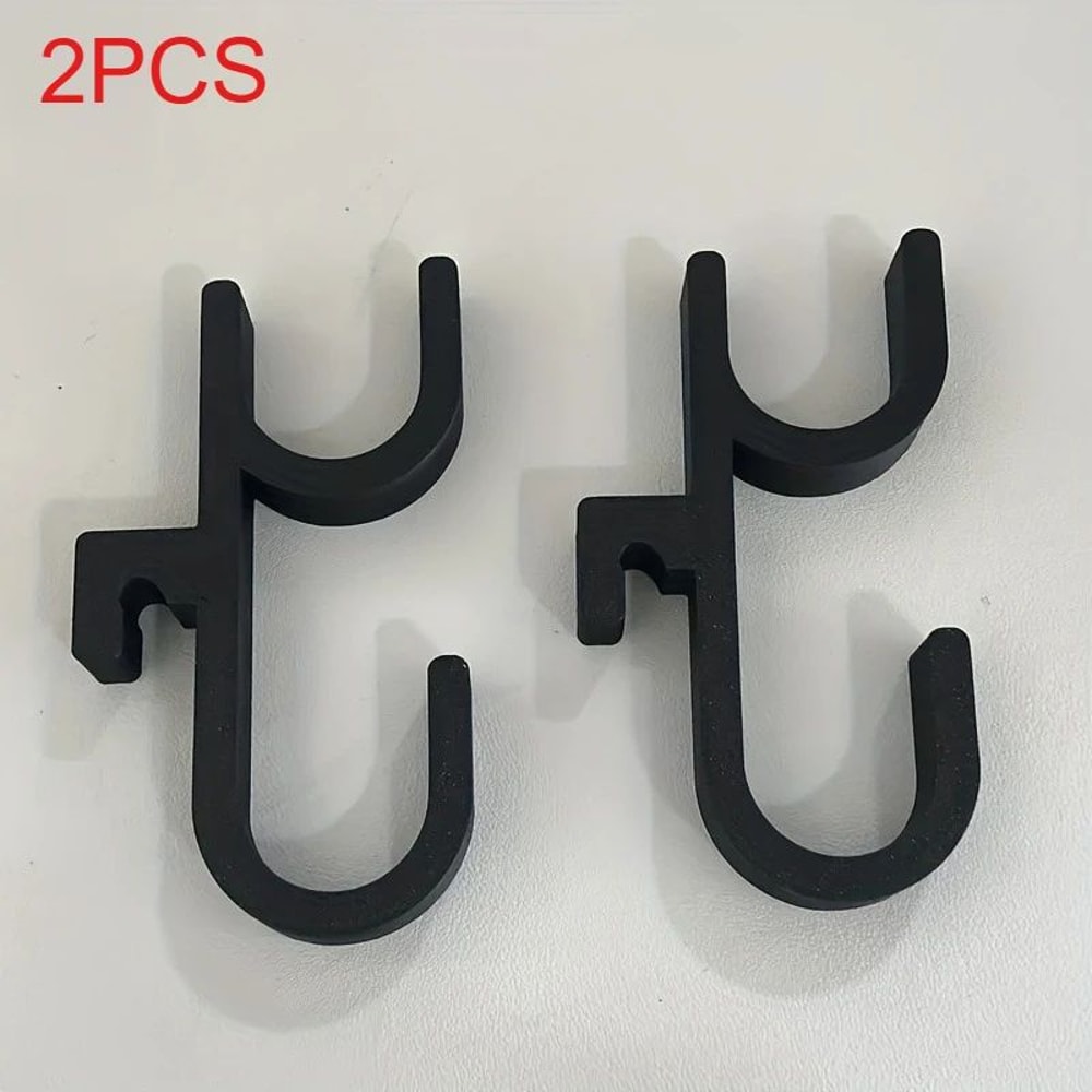 2Piece Car Umbrella Hooks NoDrill Trunk Hangers Universal Seat Back Storage Racks For Sedans 7