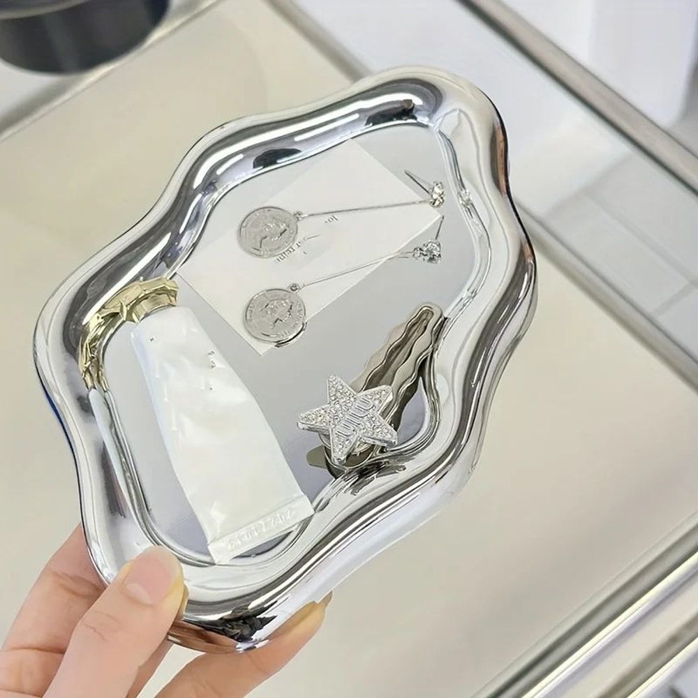 CloudShaped Jewelry Tray Decorative Storage Plate For Earrings Bracelets Necklaces Ideal Home Dec 4