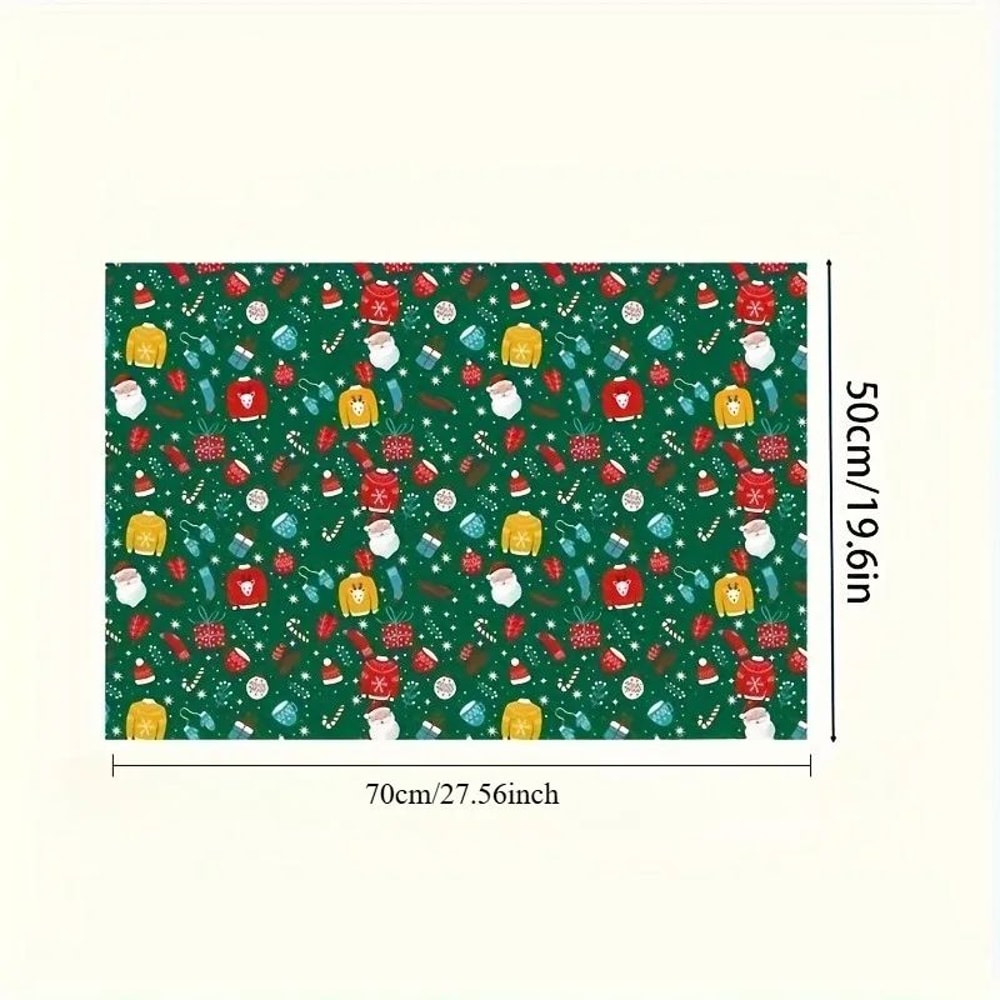 ExtraLong Christmas Wrapping Paper Sheets 70 49 Cm Gift Wrap Sets For Holiday Gifts Party Decorat 1