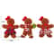 3Piece Christmas Gingerbread Man Hanging Ornaments Festive Tree Pendants For Holiday Decor New Ye 6