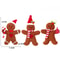 3Piece Christmas Gingerbread Man Hanging Ornaments Festive Tree Pendants For Holiday Decor New Ye 7