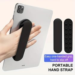 handheld tablet & phone grip with arm strap – non-slip wrist strap for iphone, ipad & android devices