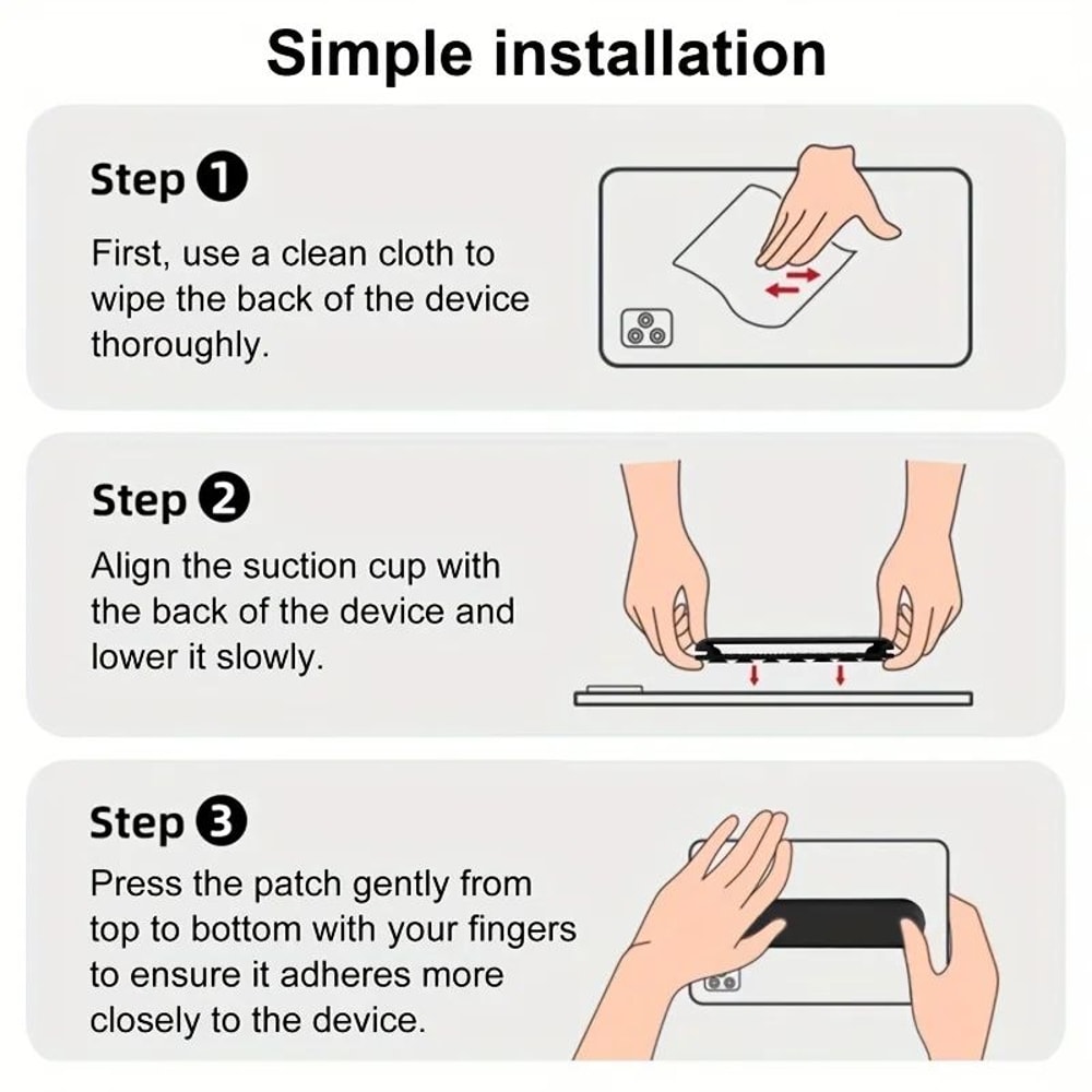 Handheld Tablet Phone Grip With Arm Strap NonSlip Wrist Strap For IPhone IPad Android Devices 5