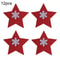 12Piece Christmas Star Placemat Set Snowflake Knife Fork Holders For Holiday Table Decorations P 11