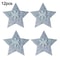 12Piece Christmas Star Placemat Set Snowflake Knife Fork Holders For Holiday Table Decorations P 13