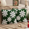 Snowflake Velvet Pillow Covers Set Of 2 Soft Christmas Cushion Covers With Festive Pattern Hidden 3