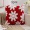 Snowflake Velvet Pillow Covers Set Of 2 Soft Christmas Cushion Covers With Festive Pattern Hidden 7