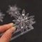 White Snowflake Christmas Decoration Pendants 15 Or 30 Transparent Crystal Snowflake Ornaments For 6