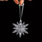 White Snowflake Christmas Decoration Pendants 15 Or 30 Transparent Crystal Snowflake Ornaments For 8