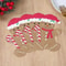 Gingerbread Shaped Paper Napkins 20pcs Brown Disposable Christmas Holiday Tissue Napkins For Festi 1
