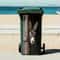 Donkey Painting Trash Can Sticker SelfAdhesive Removable PVC Farm Animal Decal With Wooden Texture 5