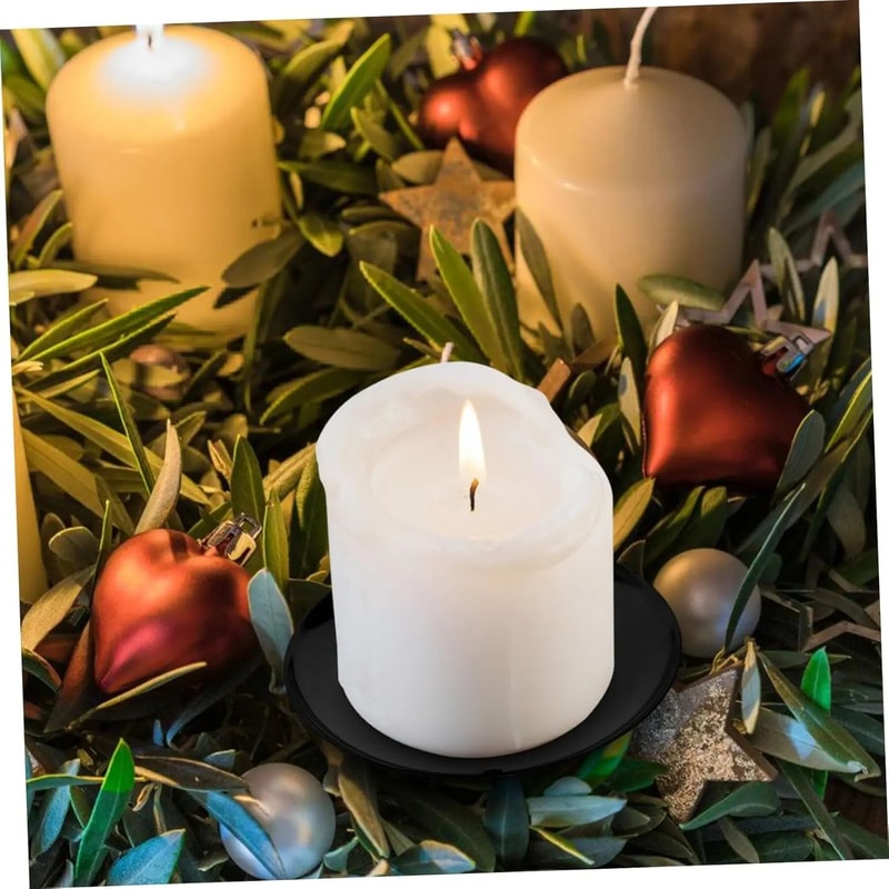 Metal Cone Candle Holders 6 Or 12pcs Advent Calendar Christmas Wreath Candle Bases Made From Dura 4