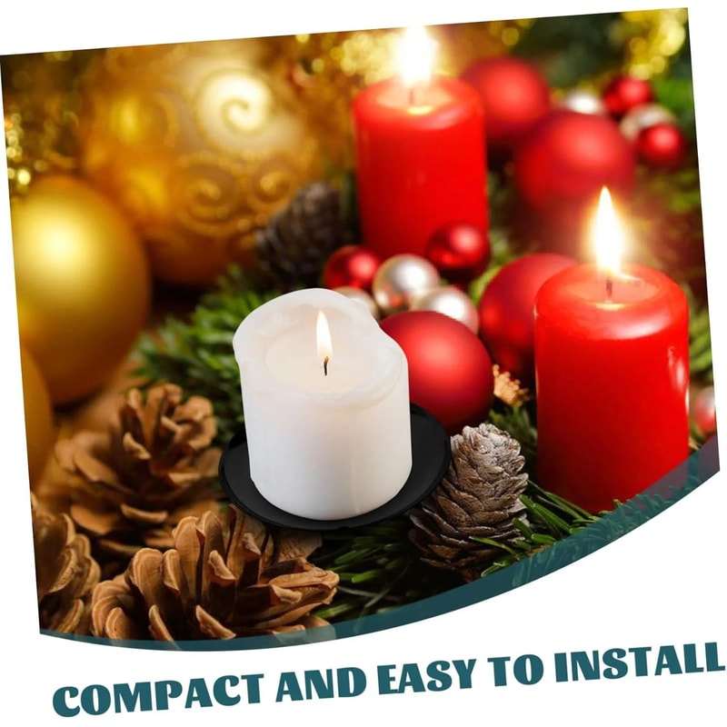 Metal Cone Candle Holders 6 Or 12pcs Advent Calendar Christmas Wreath Candle Bases Made From Dura 5