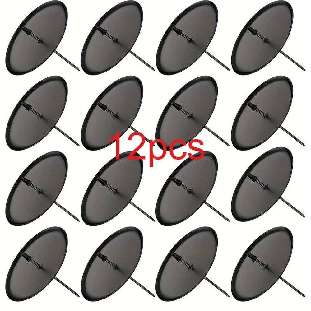 Metal Cone Candle Holders 6 Or 12pcs Advent Calendar Christmas Wreath Candle Bases Made From Dura 7