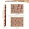 Festive Santa Merry Christmas Wrapping Paper Roll Vintage Craft Paper For Gift Wrapping Holiday P 3